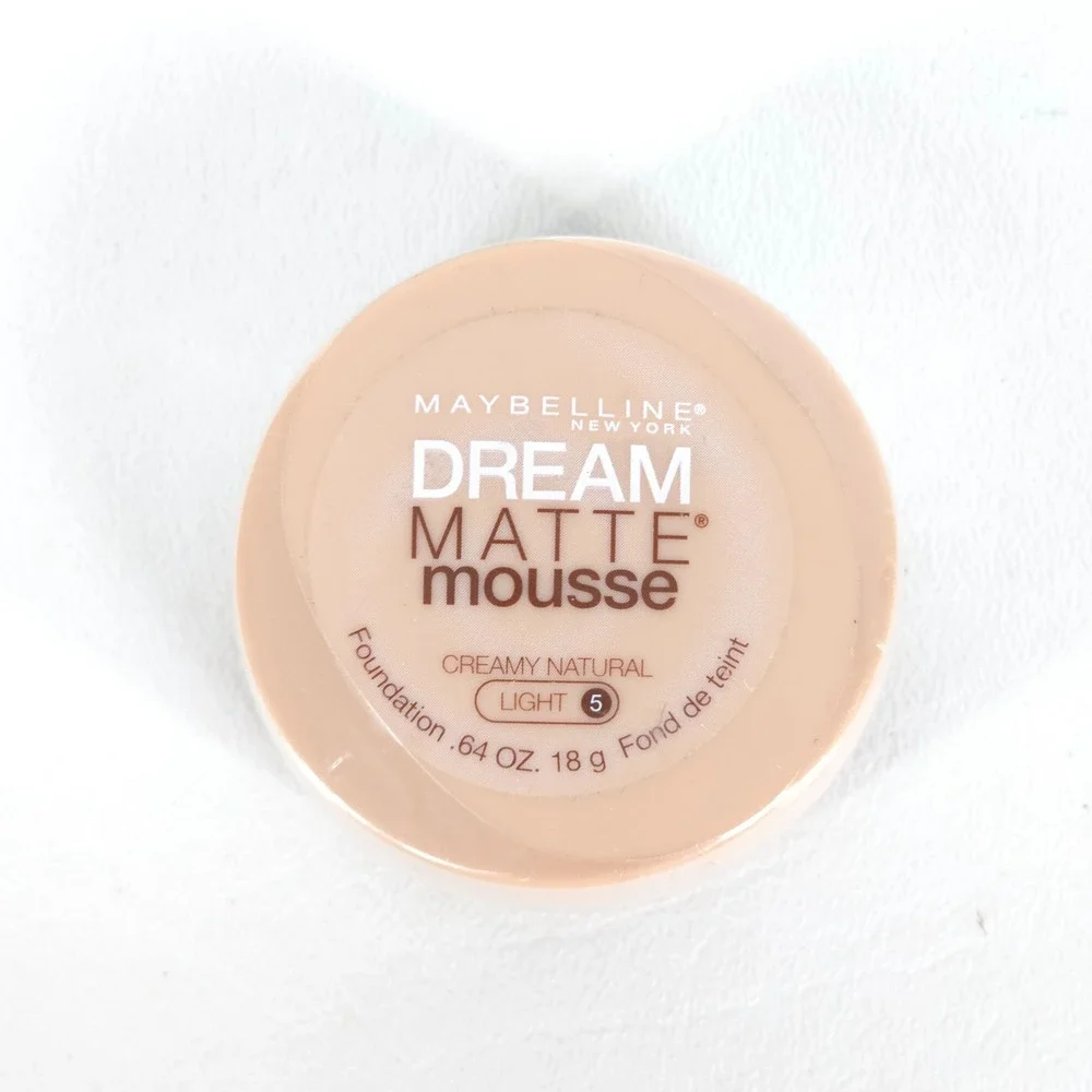 Maybelline Dream Matte Mousse Foundation Creamy Natural Light 5 18g Sealed